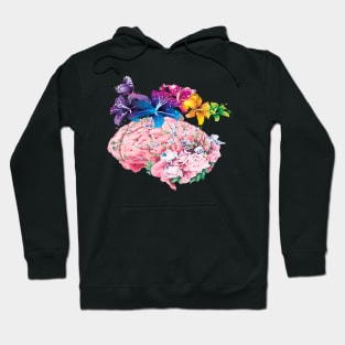 Flower Brain shirt Hoodie